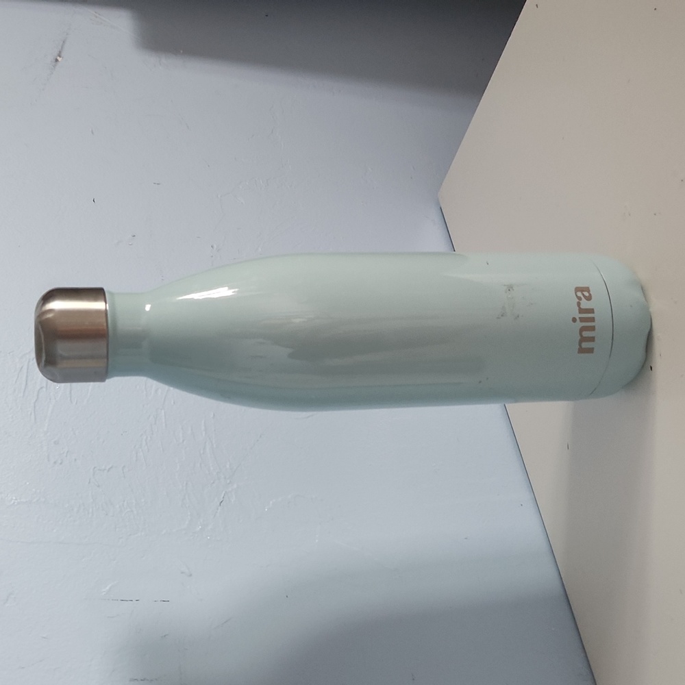 Turquoise blue tumbler water bottle